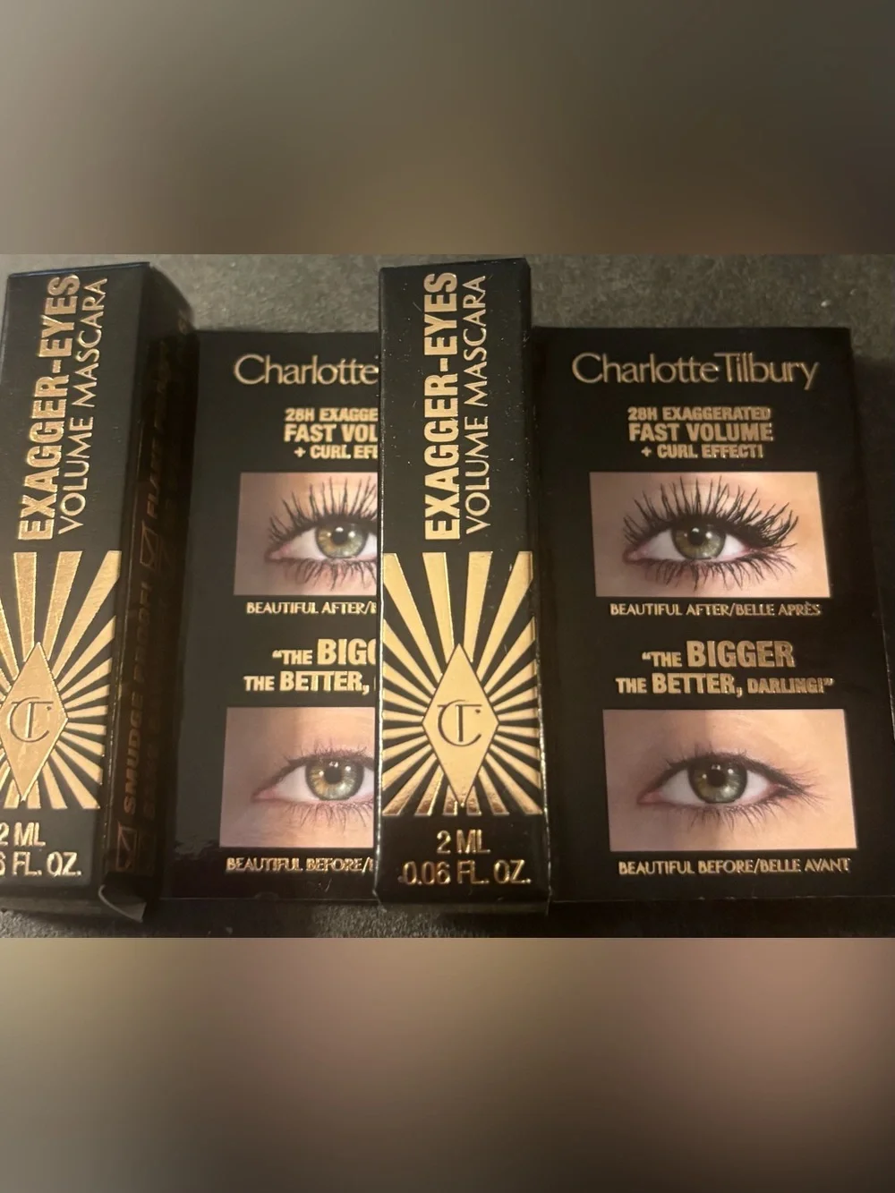 Charlotte Tilbury Exagger-Eyes Volume Mascara — 2 tubes